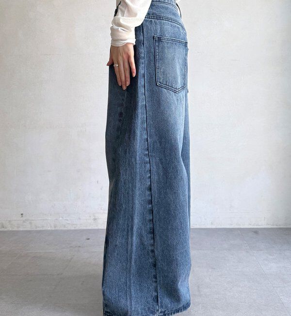  「ワイドデニムパンツ」|デニム|