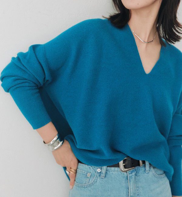  「ウール100NEWバックボリュームニット」|ニット・セーター|