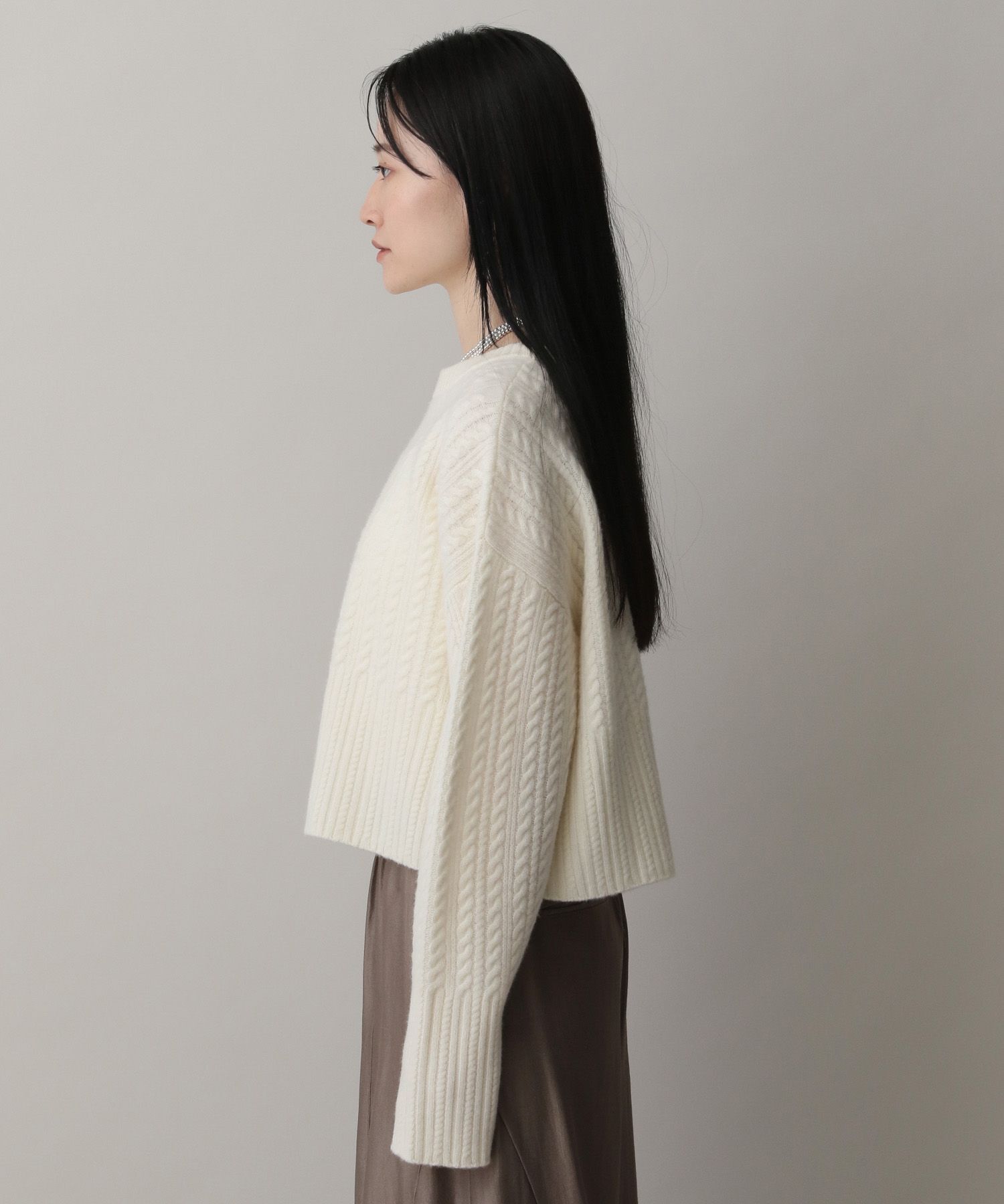 A part by 「【OUTLET】ケーブルニットプルオーバー」|ニット・セーター|