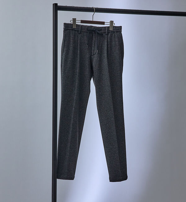 ABAHOUSE「【セットアップ対応/FLEX PANTS】ムリネ ジャージ ツイル スラックス」|スラックス|チャコールグレー