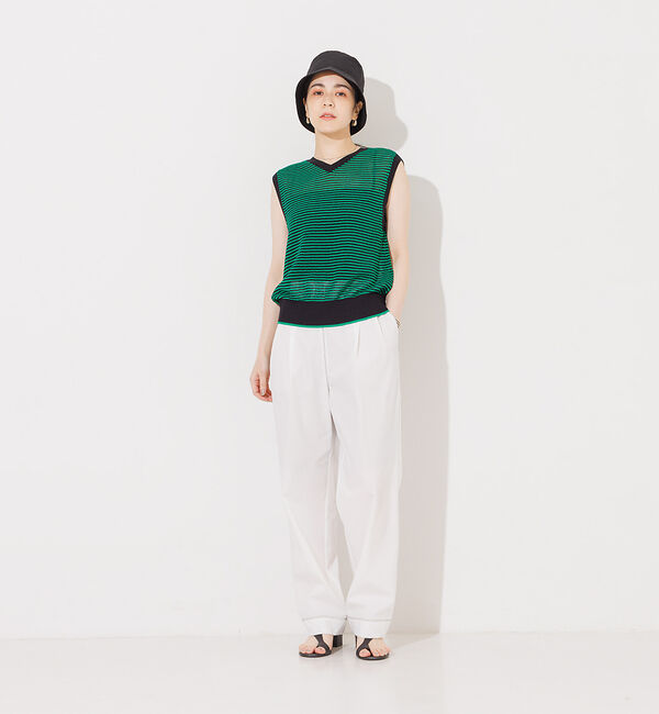 NOMINE「メッシュボーダー2WAYプルオーバー」|Tシャツ・カットソー|