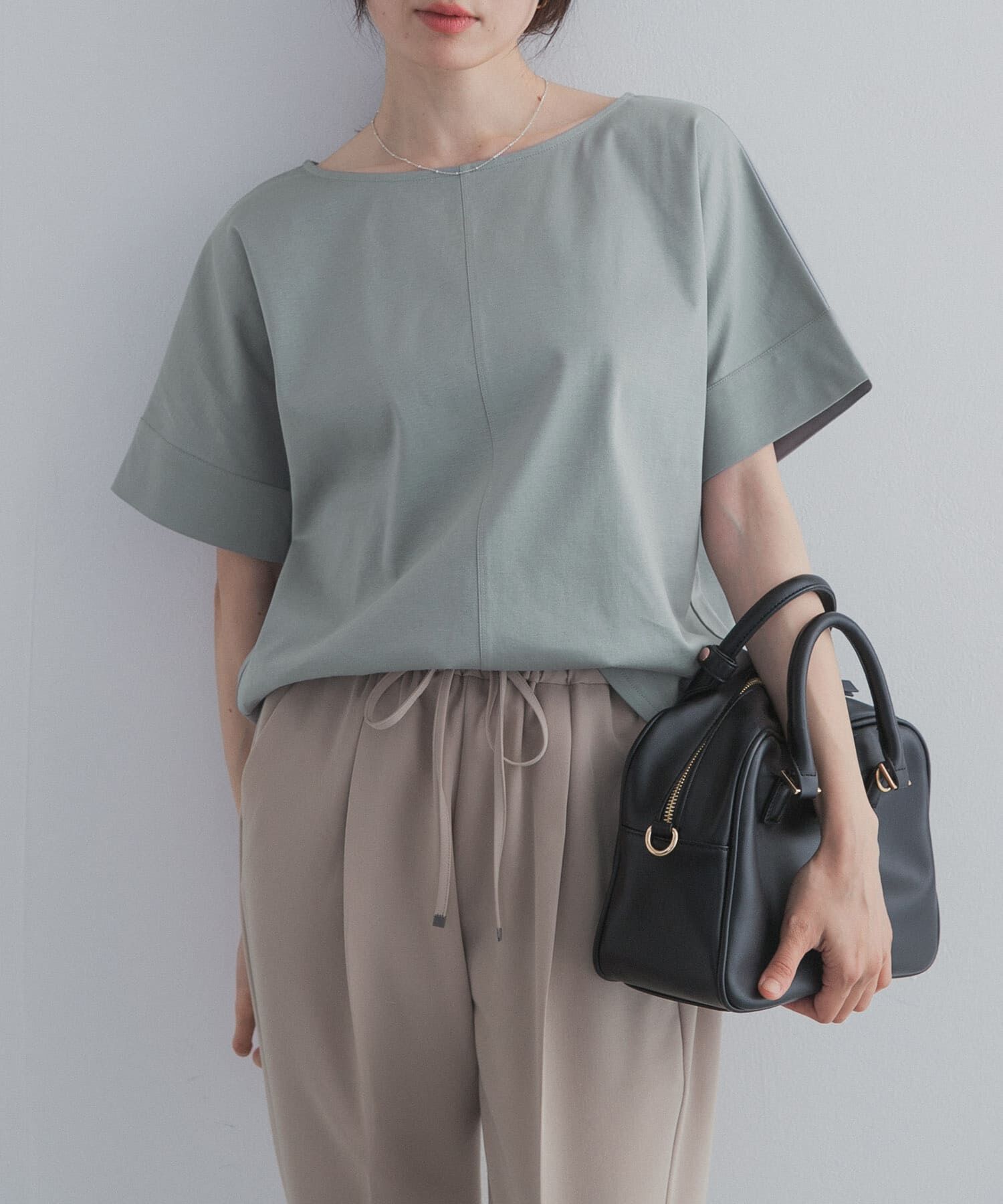 URBAN RESEARCH DOORS「『UR TECH』サマシェアバックポイントプルオーバー」|Tシャツ・カットソー|