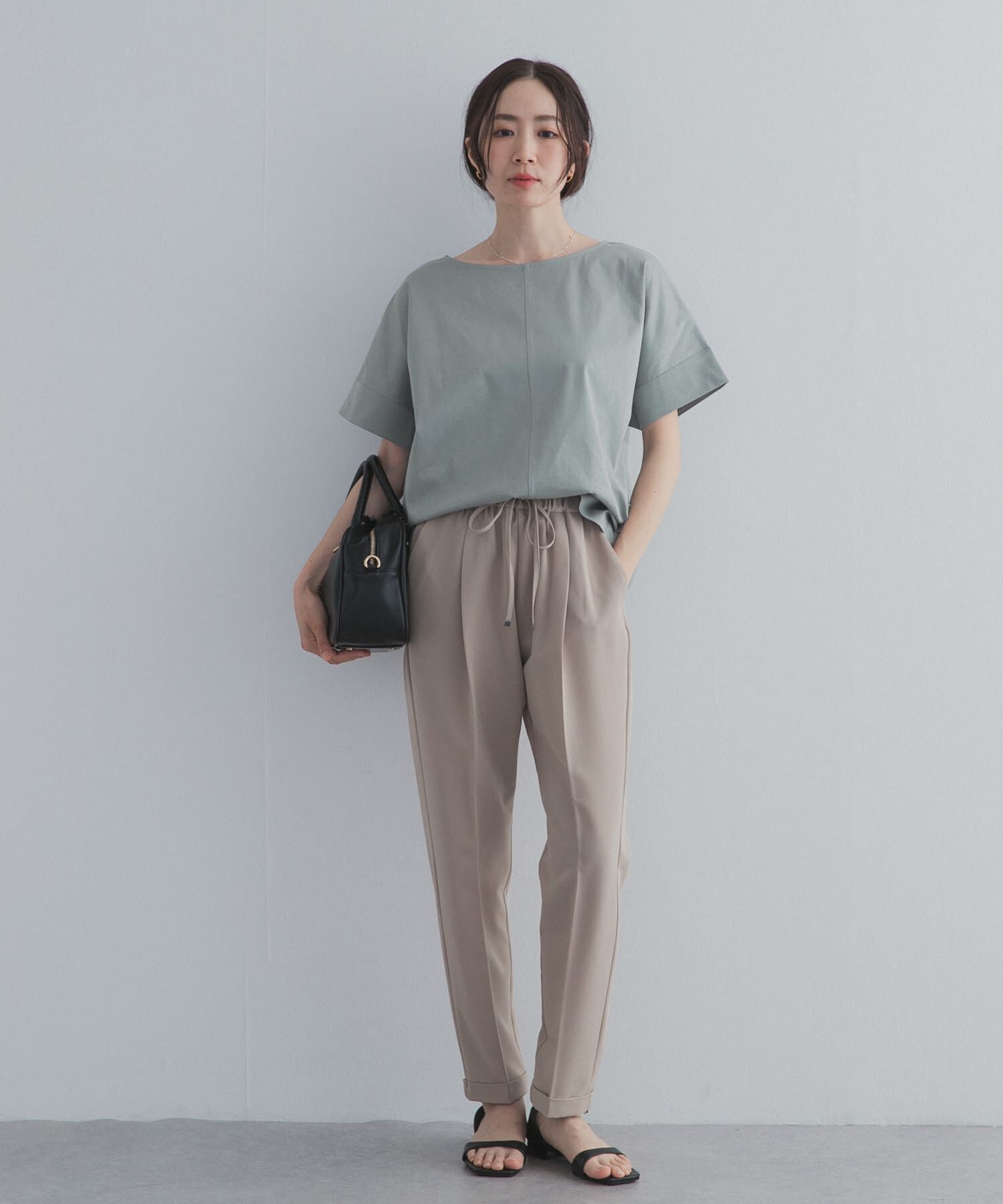 URBAN RESEARCH DOORS「『UR TECH』サマシェアバックポイントプルオーバー」|Tシャツ・カットソー|