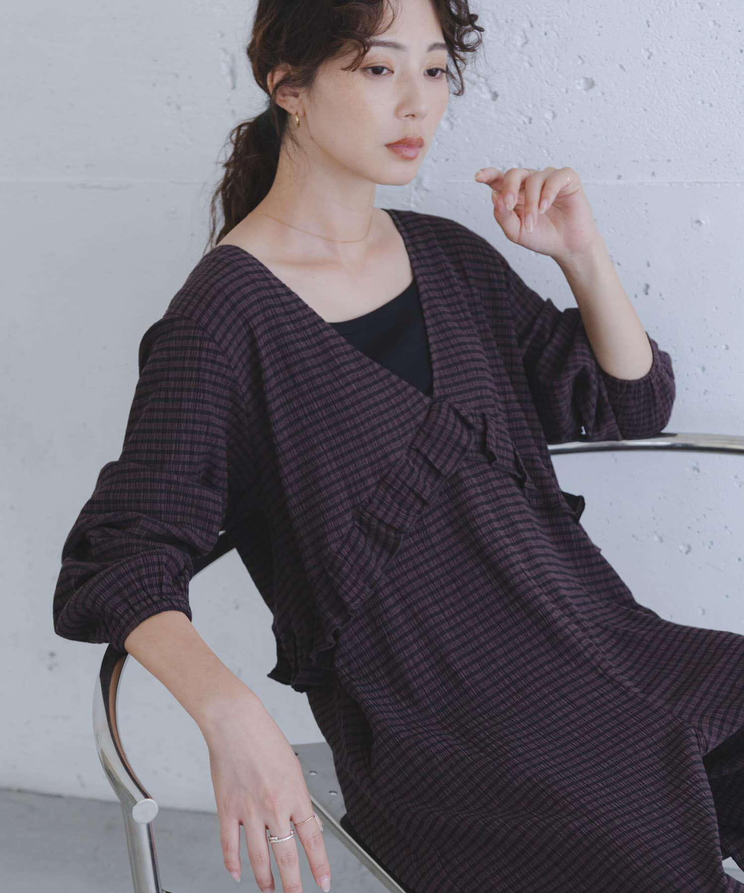 Sonny Label 「サッカーチェックオールインワン」|オールインワン|