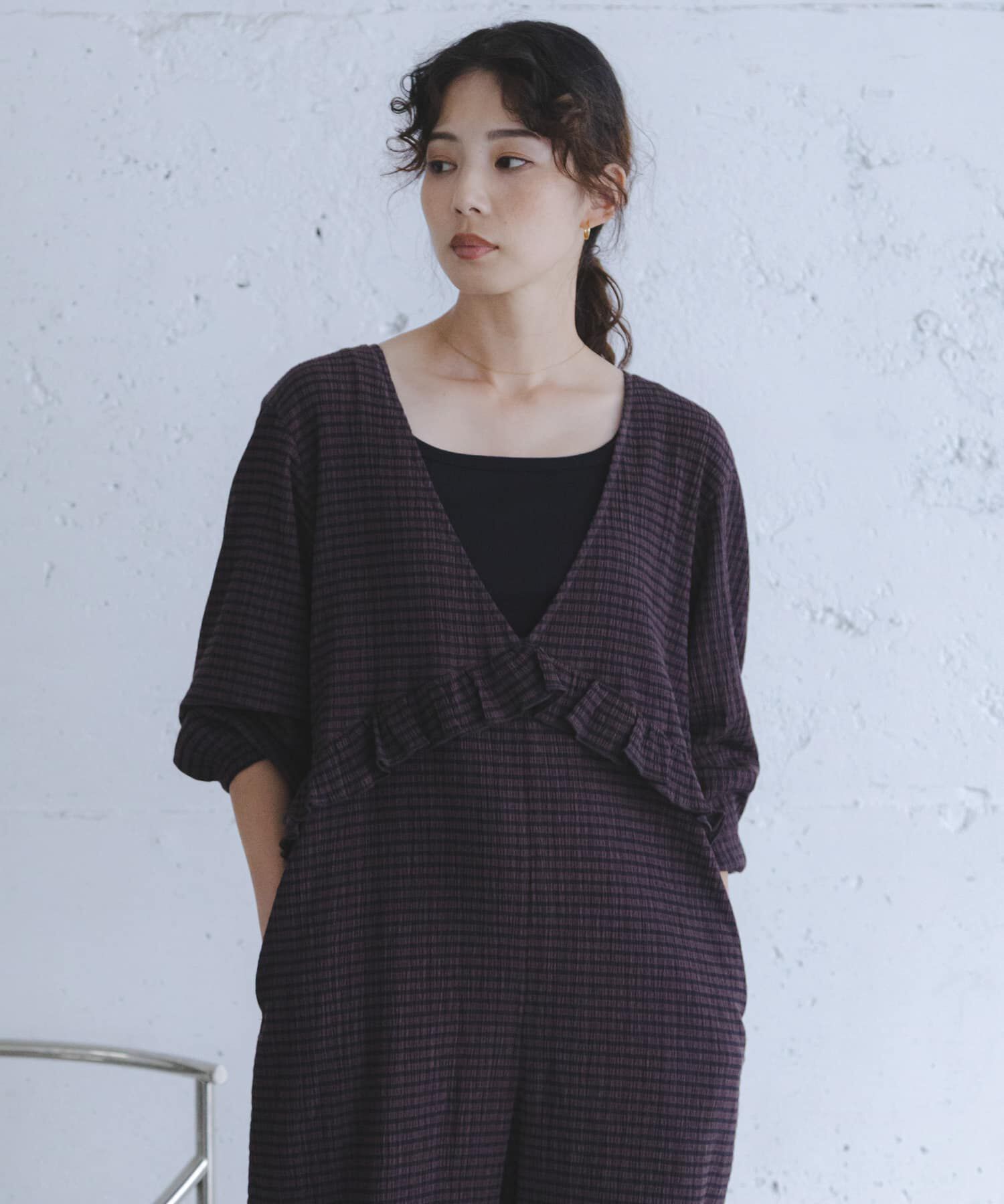 Sonny Label 「サッカーチェックオールインワン」|オールインワン|