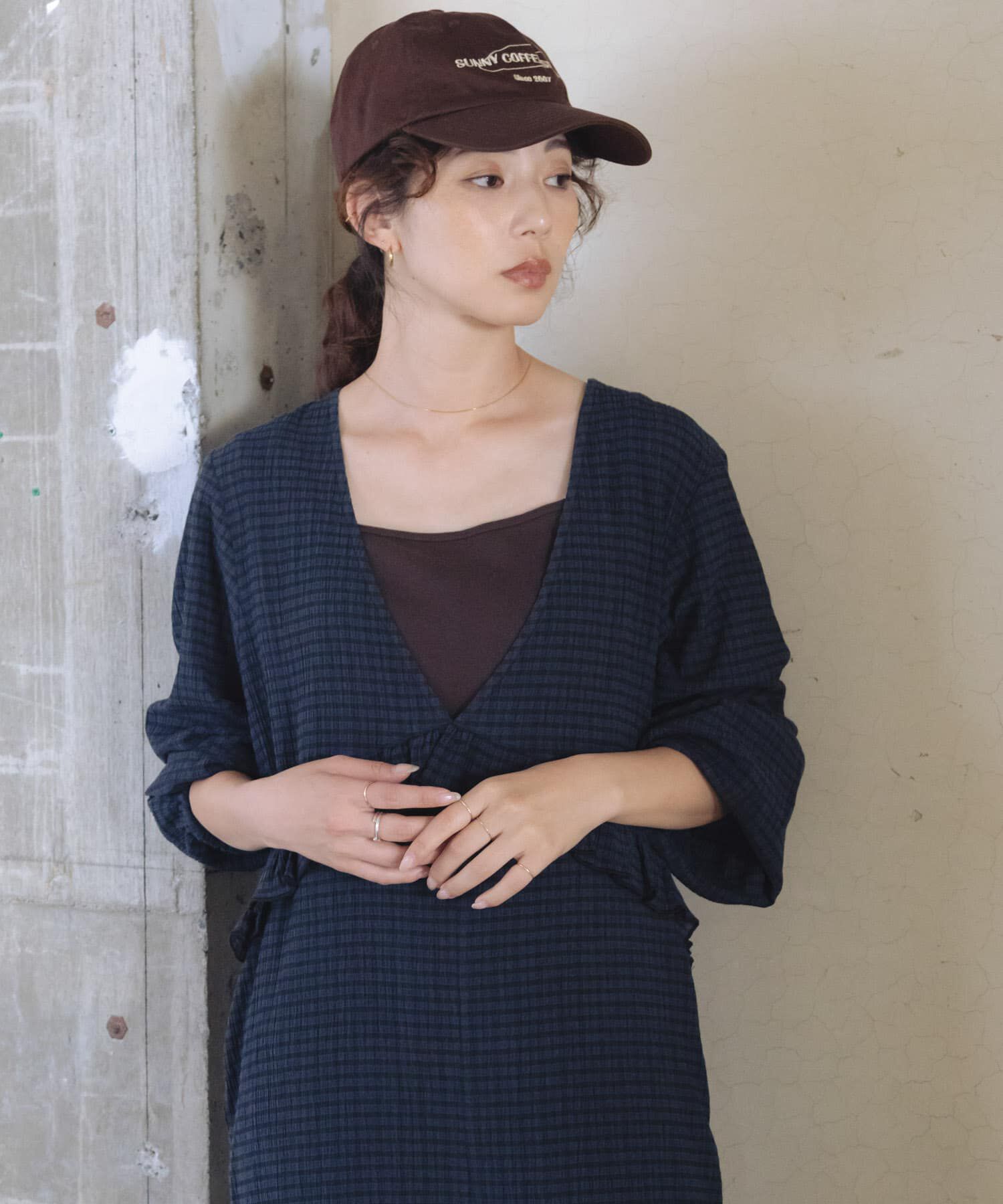 Sonny Label 「サッカーチェックオールインワン」|オールインワン|