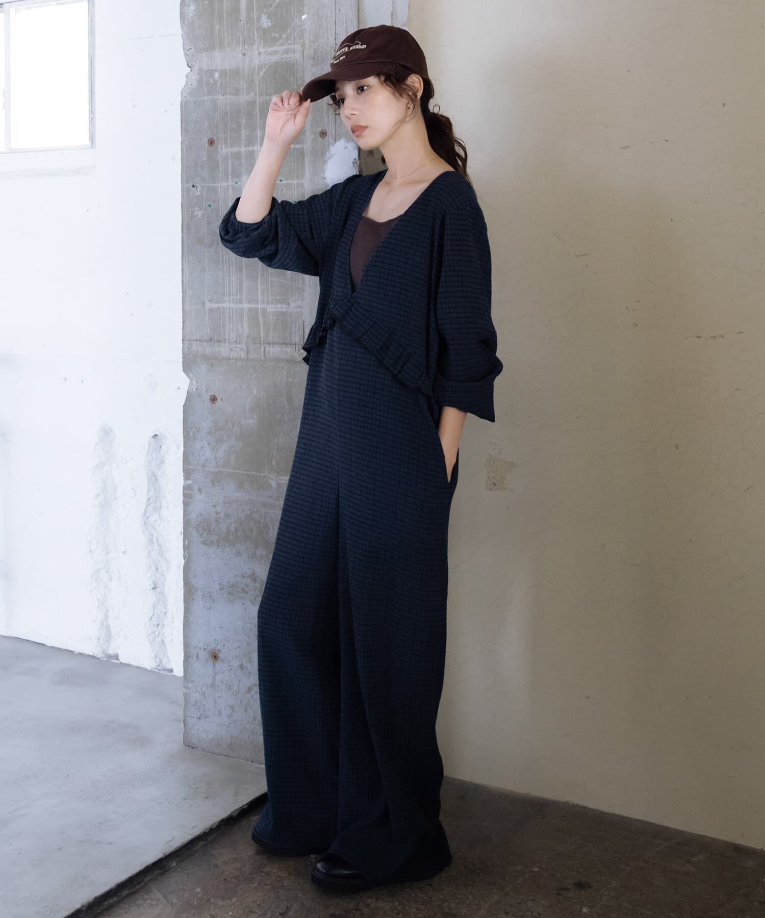 Sonny Label 「サッカーチェックオールインワン」|オールインワン|