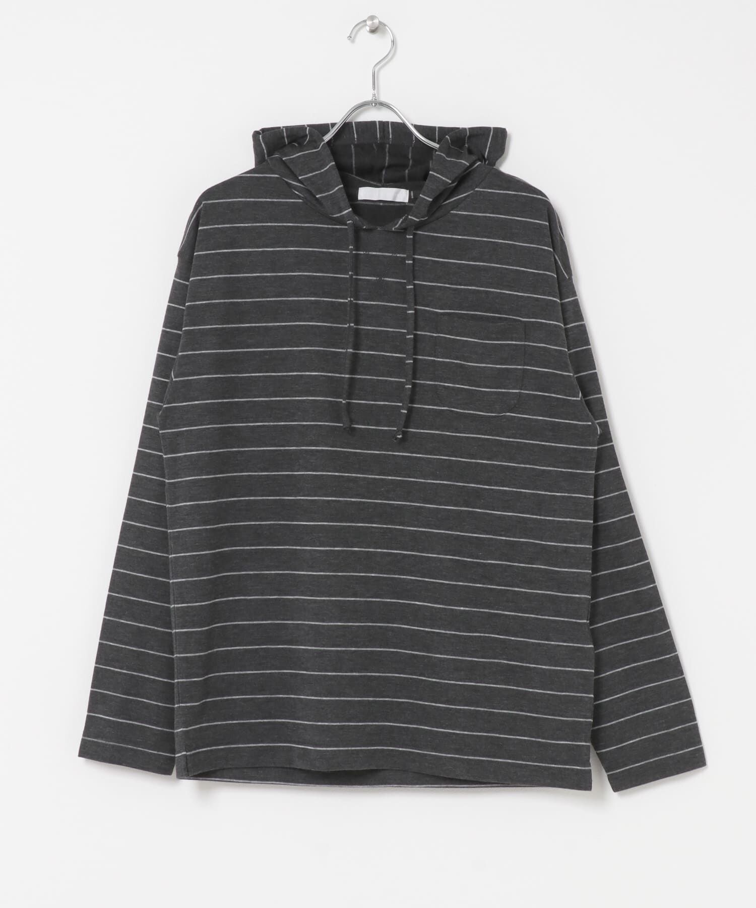 SENSE OF PLACE by URBAN RESEARCH「ボーダーフーディーロングTシャツ」|Tシャツ・カットソー|