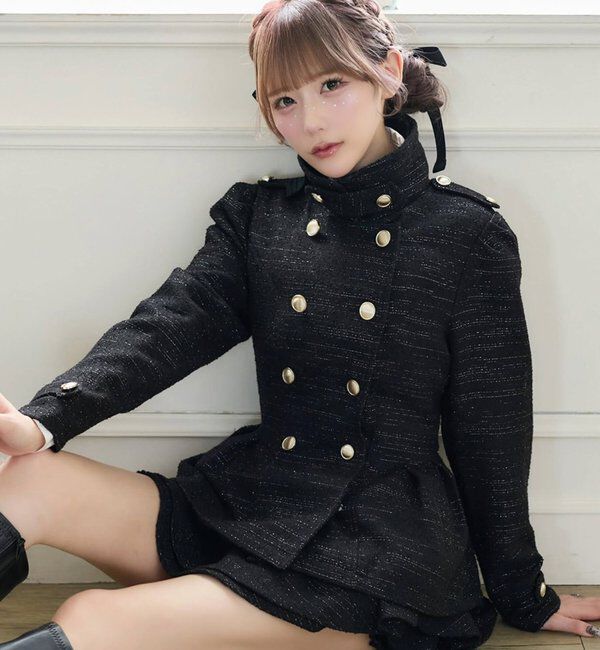  「【Premium order】レイヤード風フレアミニスカート/セットアップ可能」|スカート|