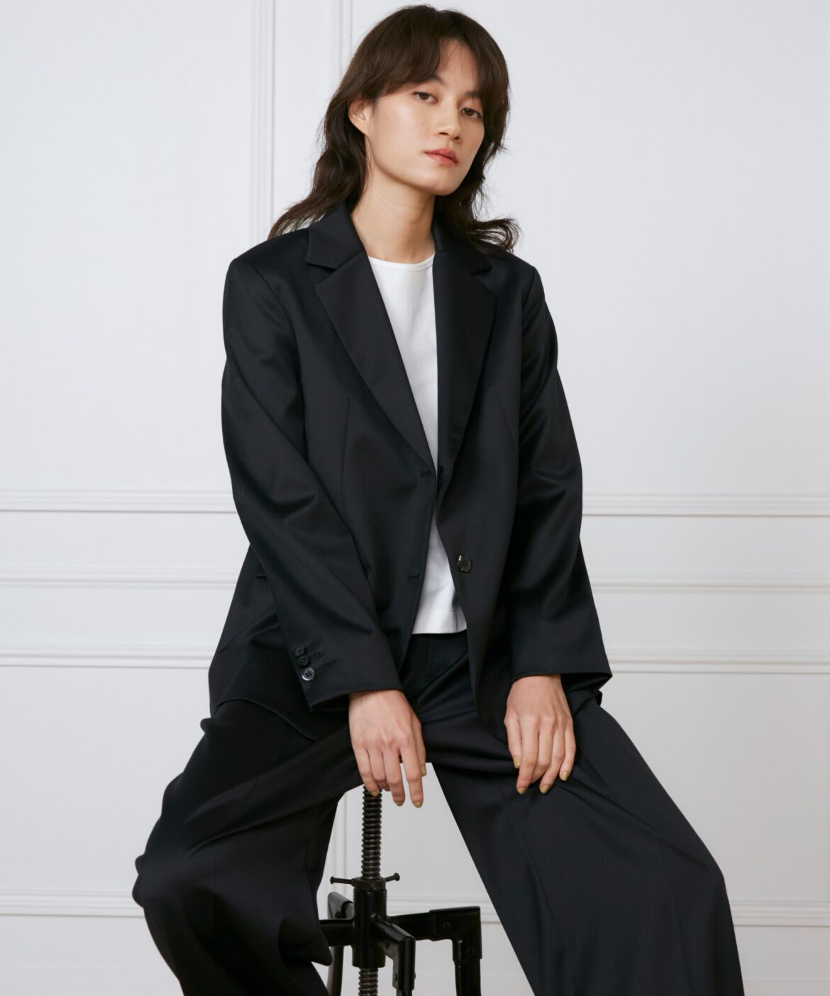 INED「《大きいサイズ》2wayデザインジャケット《la veille by SUPERIOR CLOSET》」|テーラードジャケット|