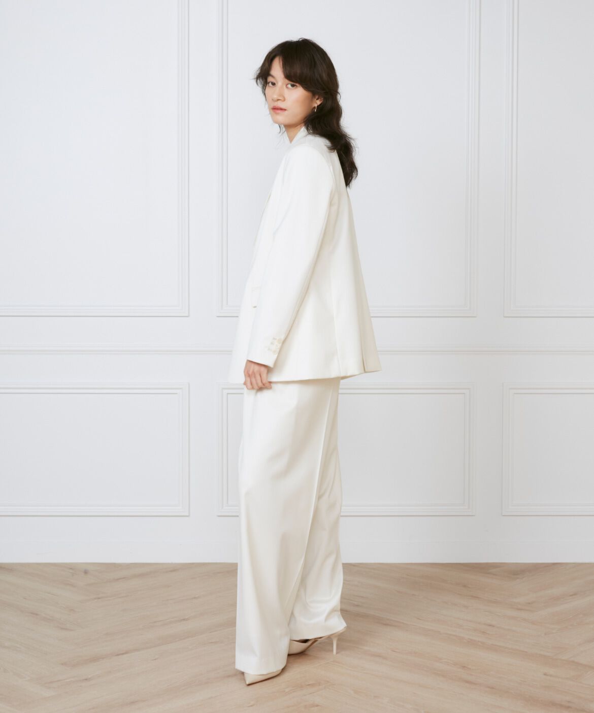 INED「《大きいサイズ》2wayデザインジャケット《la veille by SUPERIOR CLOSET》」|テーラードジャケット|