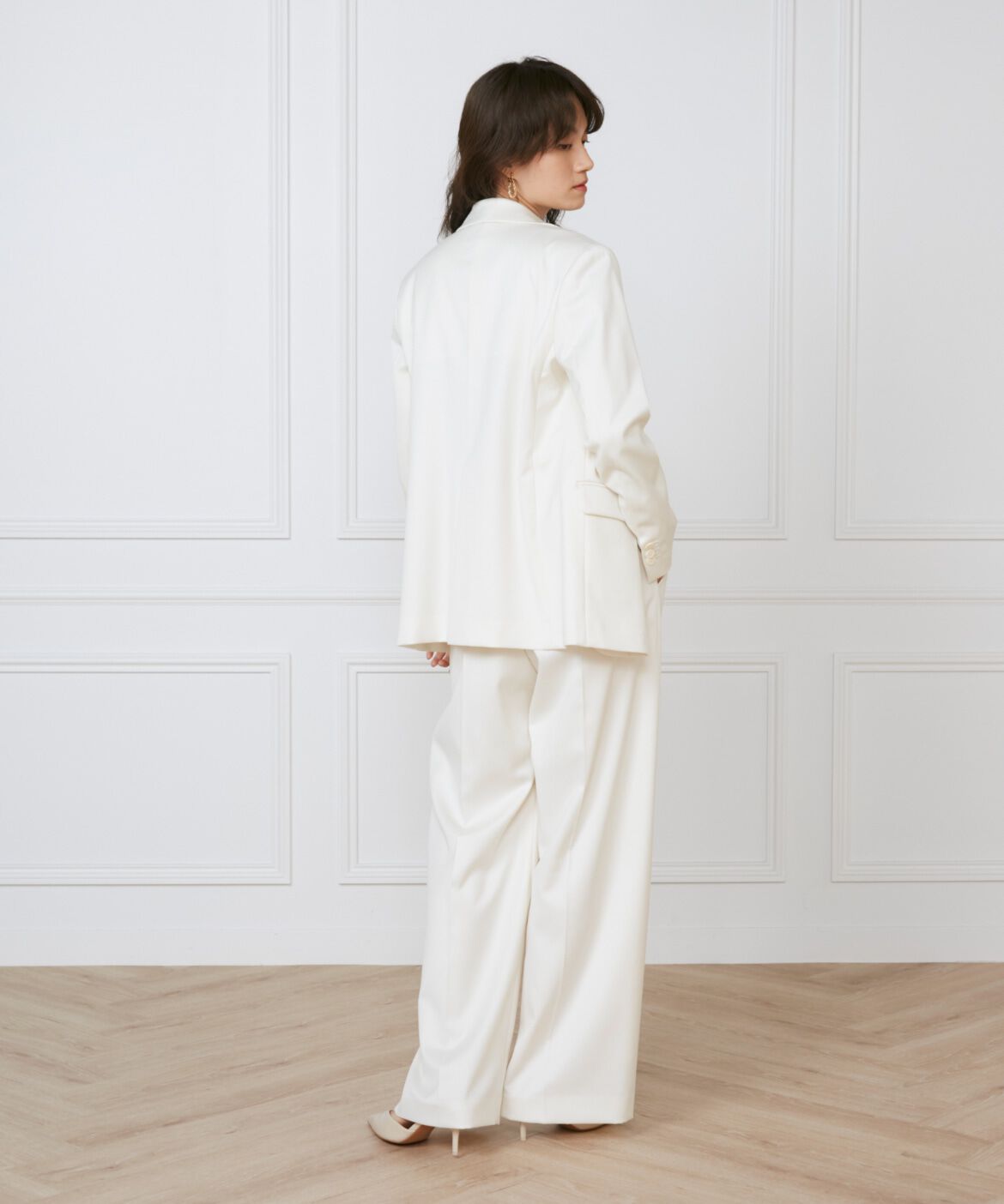 INED「《大きいサイズ》2wayデザインジャケット《la veille by SUPERIOR CLOSET》」|テーラードジャケット|