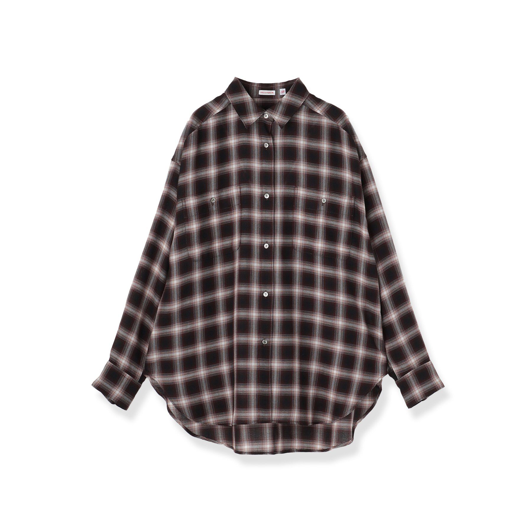 DRESSTERIOR「【ウォッシャブル】ビエラオンブレチェックシャツ」|シャツ・ブラウス|