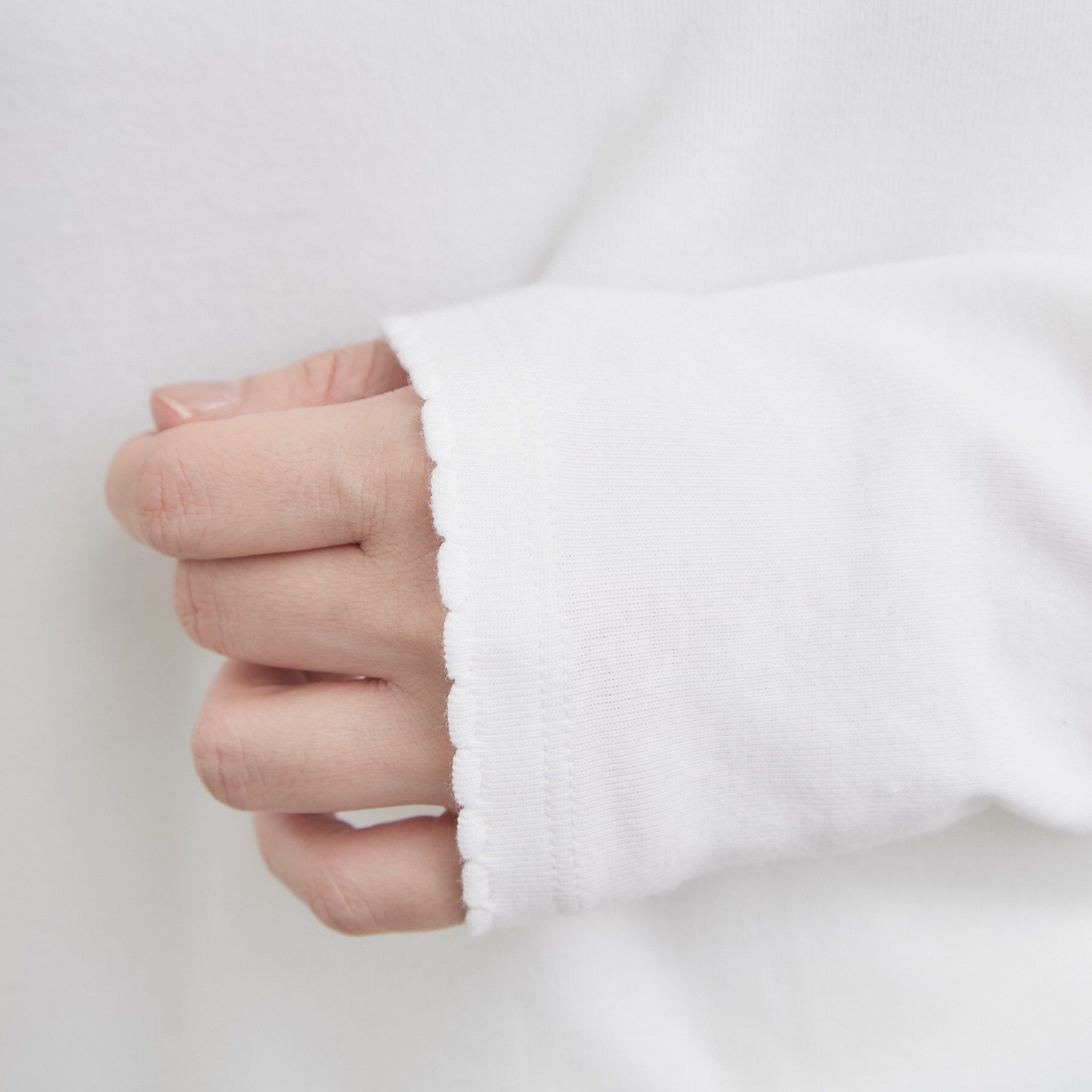 OPAQUE.CLIP「【PETIT BATEAU／プチバトー】ポワンココットクルーネック長袖Tシャツ」|Tシャツ・カットソー|