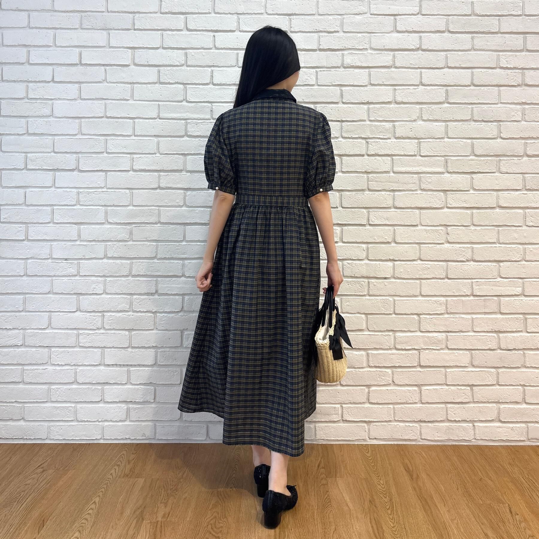 Couture broach「【大人の甘辛バランス】チェック柄ワンピース」|ワンピース|