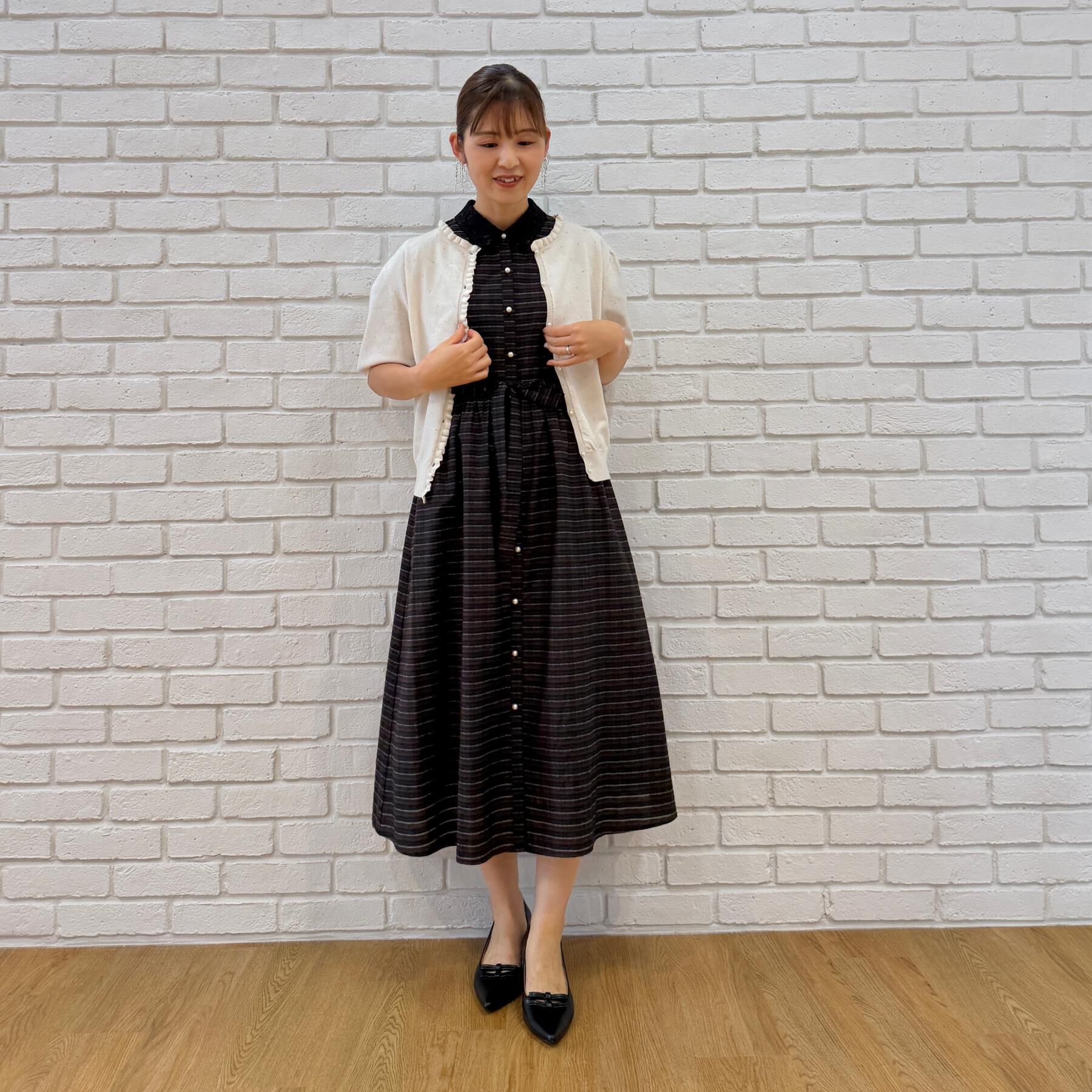 Couture broach「【大人の甘辛バランス】チェック柄ワンピース」|ワンピース|