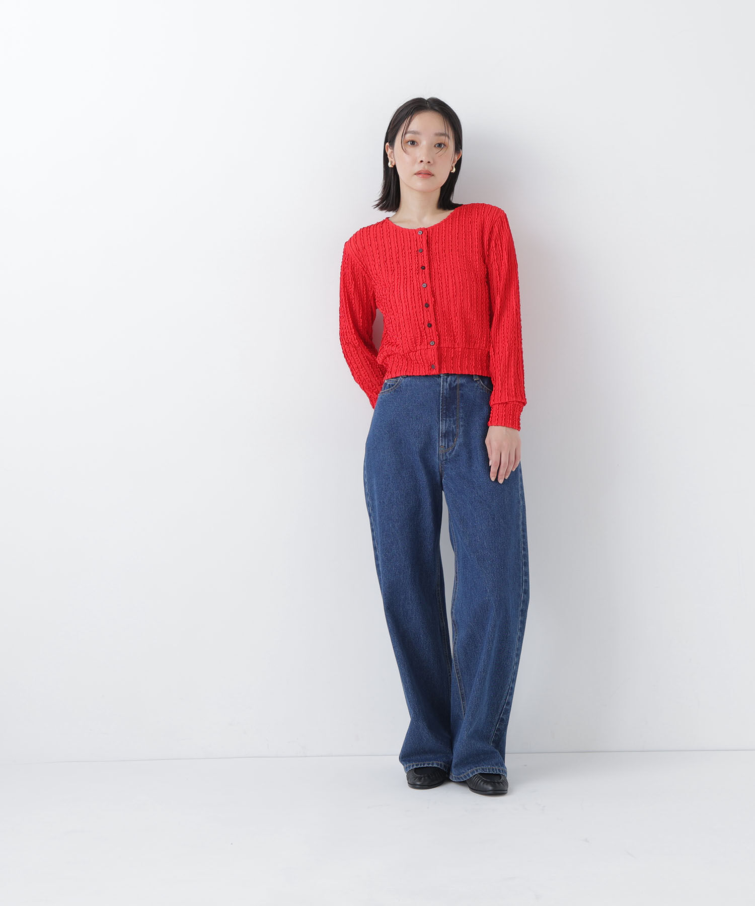  「ミニフリルカットカーディガン」|Tシャツ・カットソー|