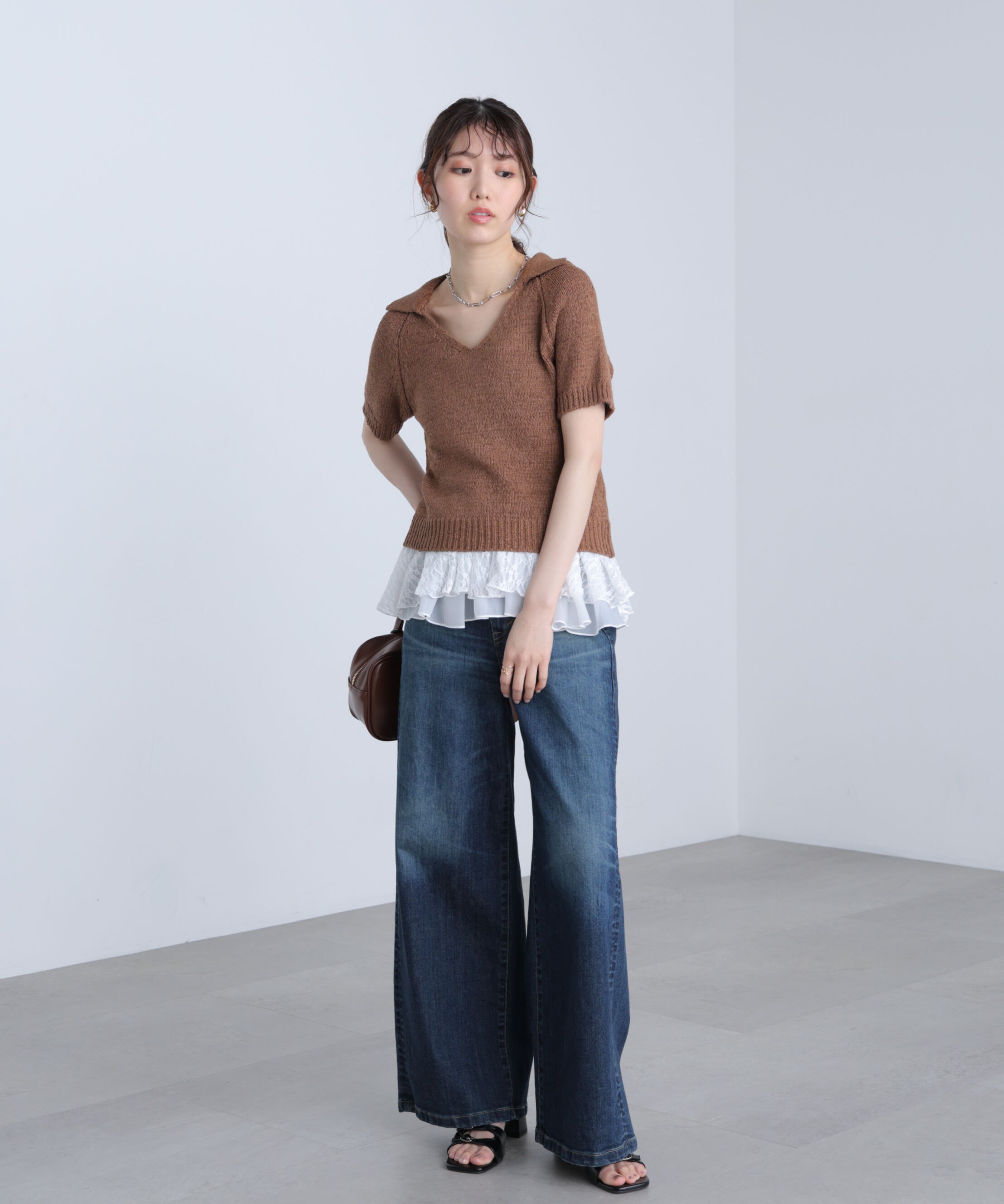  「ティアードペプラムキャミ〈MFM〉」|Tシャツ・カットソー|