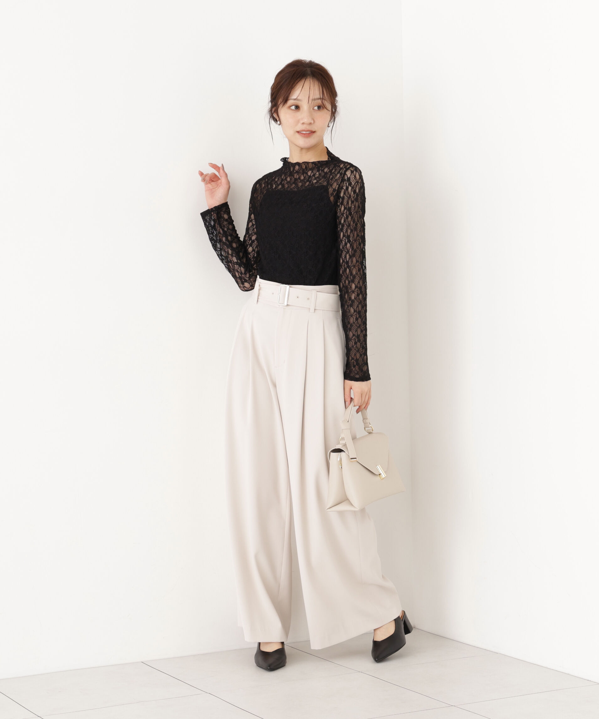 PROPORTION BODY DRESSING「カットレーストップス」|Tシャツ・カットソー|