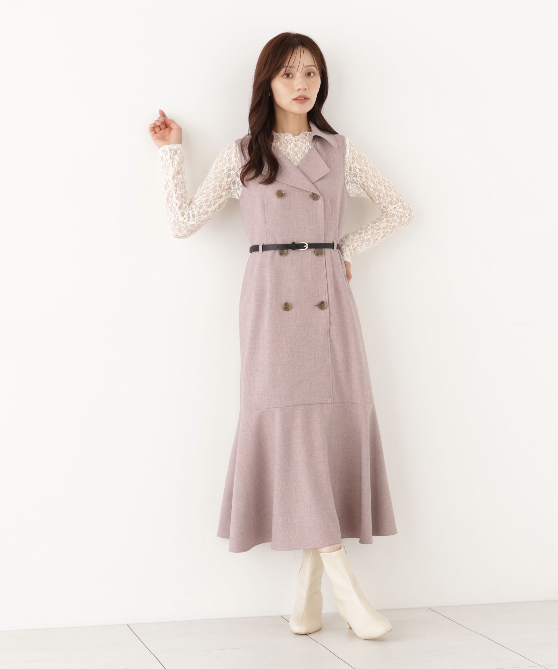 PROPORTION BODY DRESSING「カットレーストップス」|Tシャツ・カットソー|