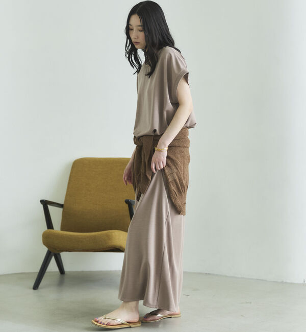 Doux archives「【１秒コーデ】ＮＥＷ多機能フレンチスリーブカットソー」|Tシャツ・カットソー|