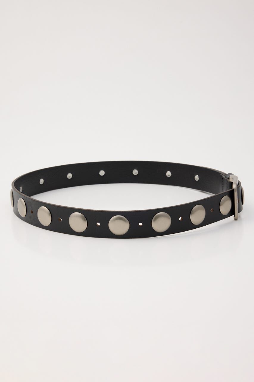 MOUSSY「STUDS LEATHER ベルト」|ベルト|