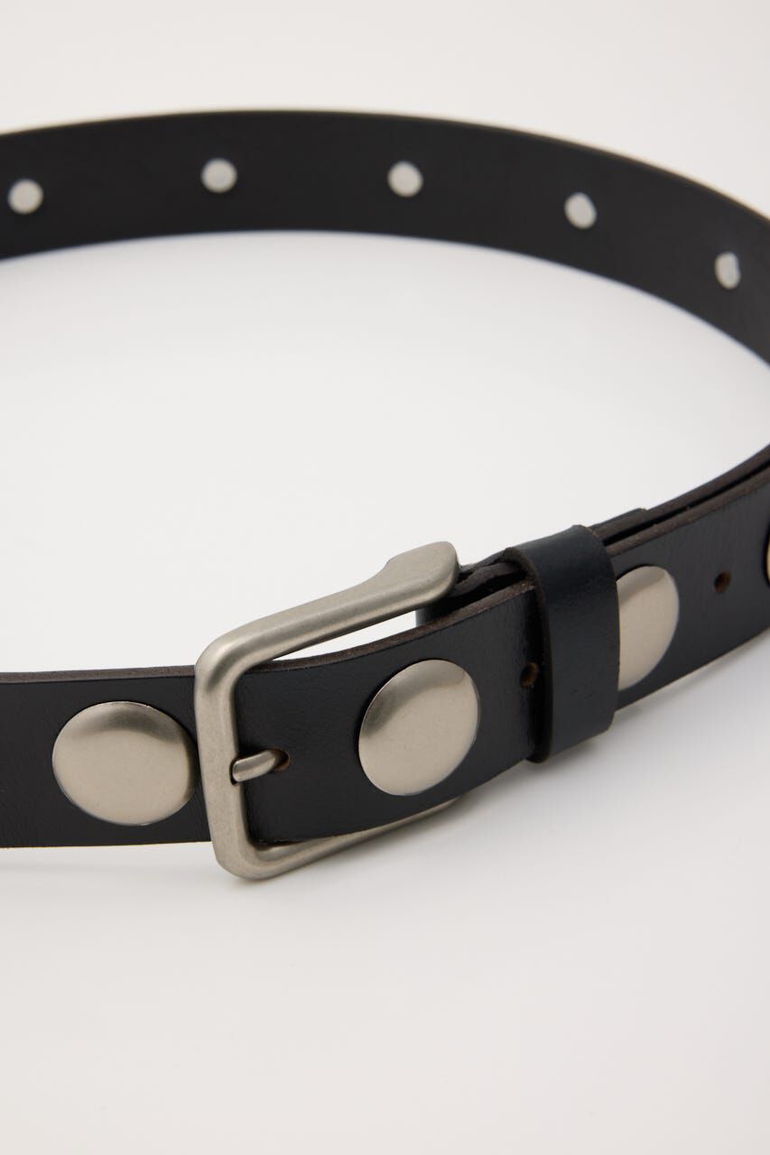 MOUSSY「STUDS LEATHER ベルト」|ベルト|