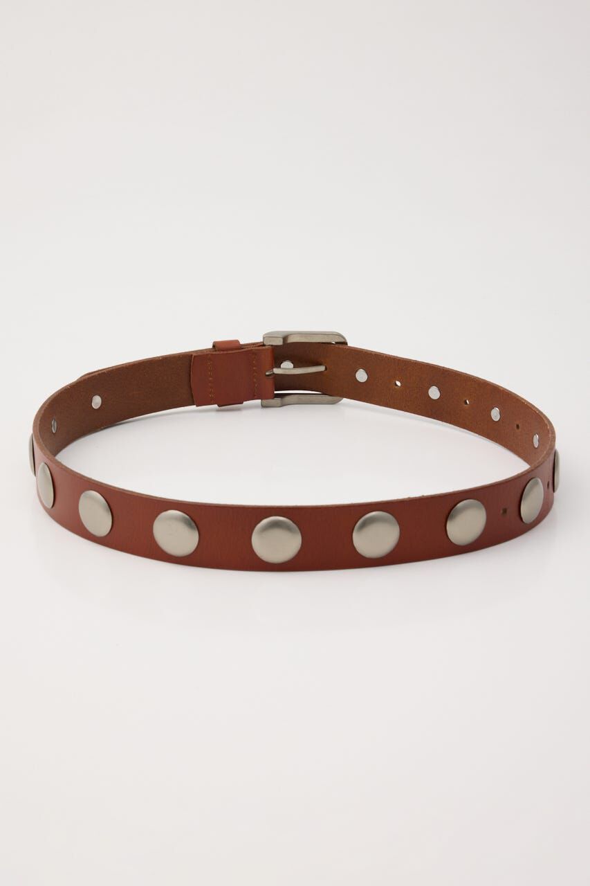 MOUSSY「STUDS LEATHER ベルト」|ベルト|