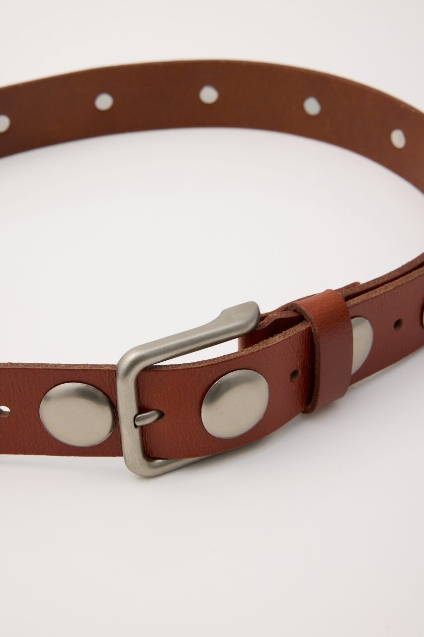 MOUSSY「STUDS LEATHER ベルト」|ベルト|