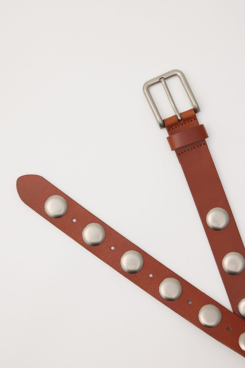 MOUSSY「STUDS LEATHER ベルト」|ベルト|