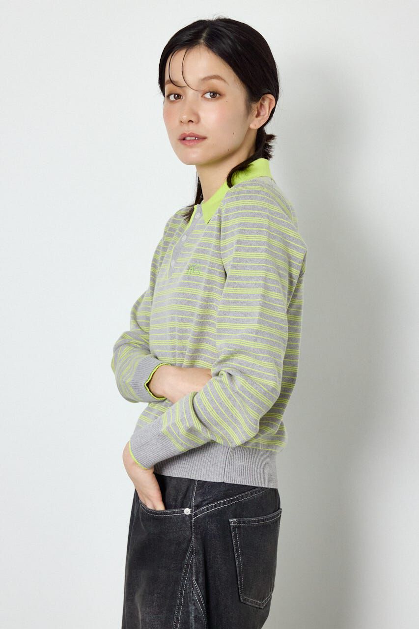RODEO CROWNS「(UNISEX)SHAREニットポロシャツ」|ニット・セーター|