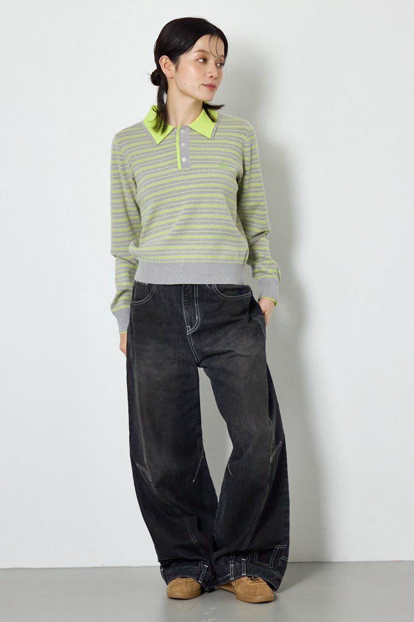 RODEO CROWNS「(UNISEX)SHAREニットポロシャツ」|ニット・セーター|