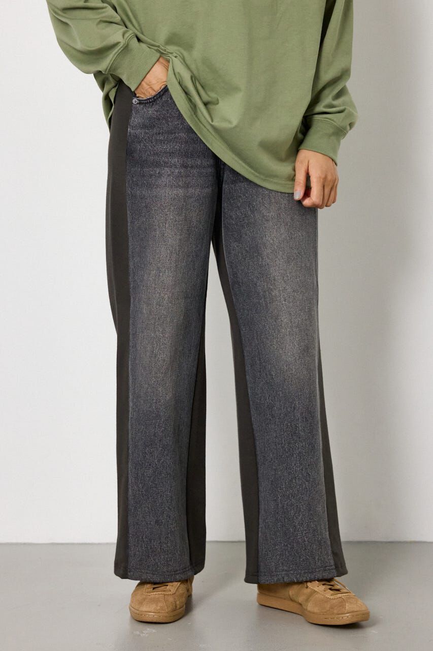 RODEO CROWNS「DENIM COMBO PANTS」|デニム|