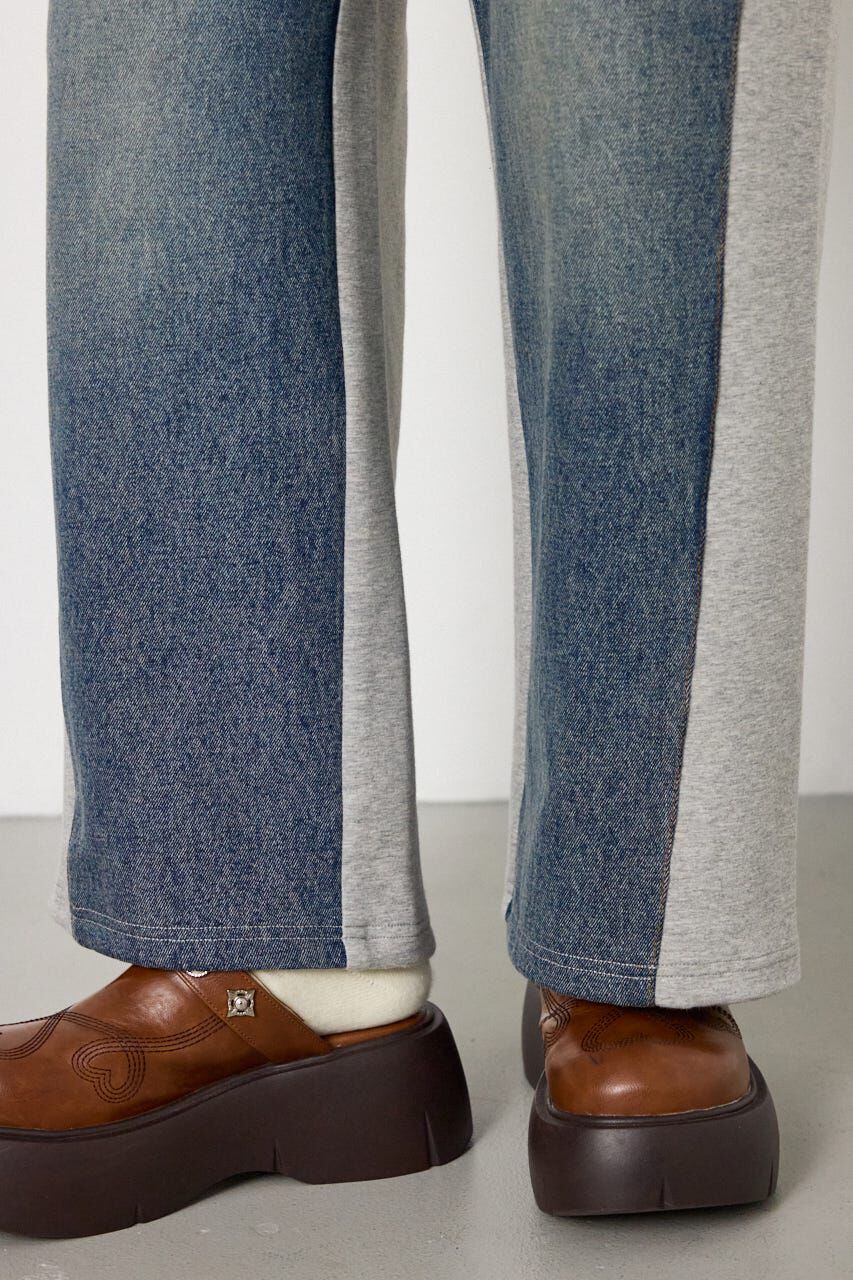 RODEO CROWNS「DENIM COMBO PANTS」|デニム|