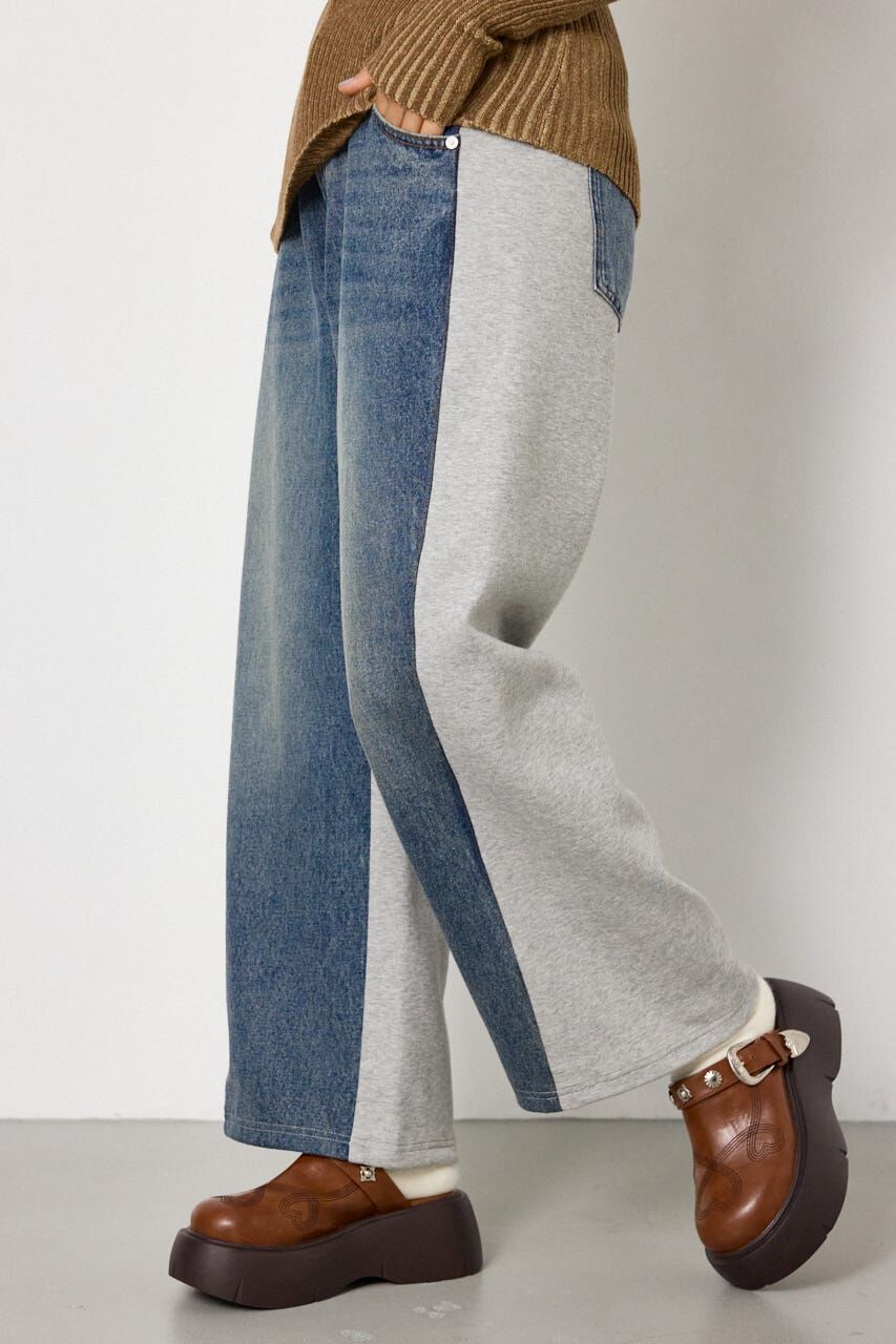 RODEO CROWNS「DENIM COMBO PANTS」|デニム|