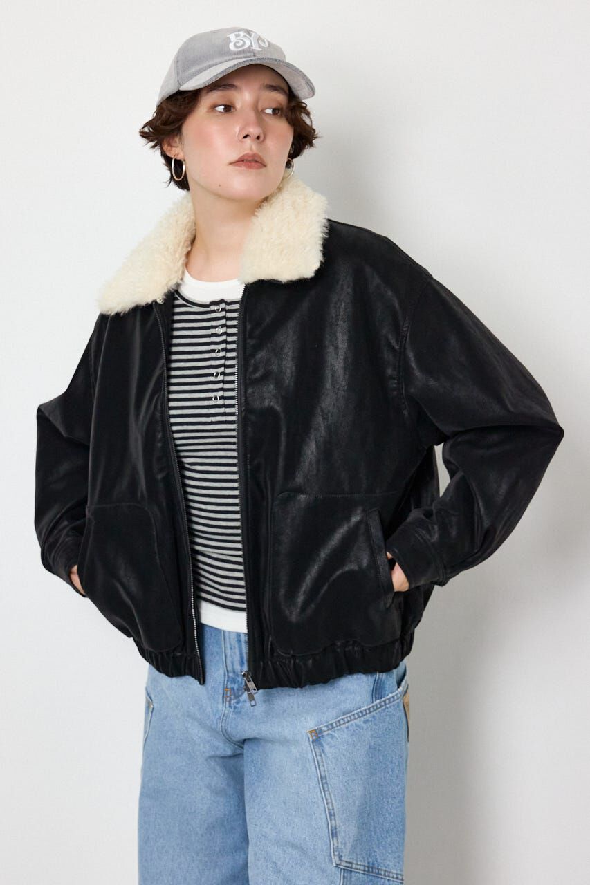 RODEO CROWNS「Suede look 2WAY ブルゾン」|ブルゾン・スタジャン|
