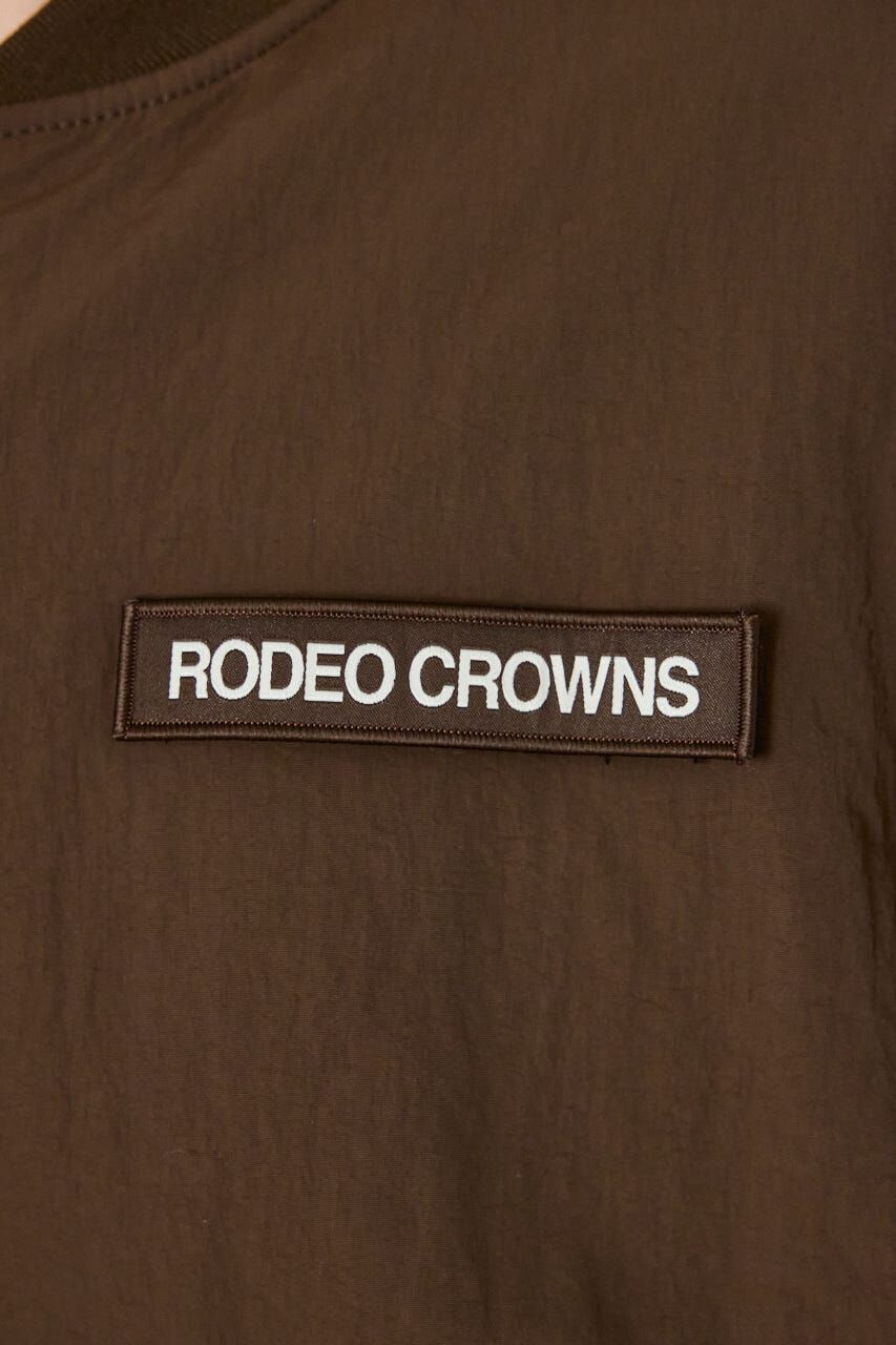 RODEO CROWNS「オーバーサイズバルーンロゴブルゾン」|ブルゾン・スタジャン|