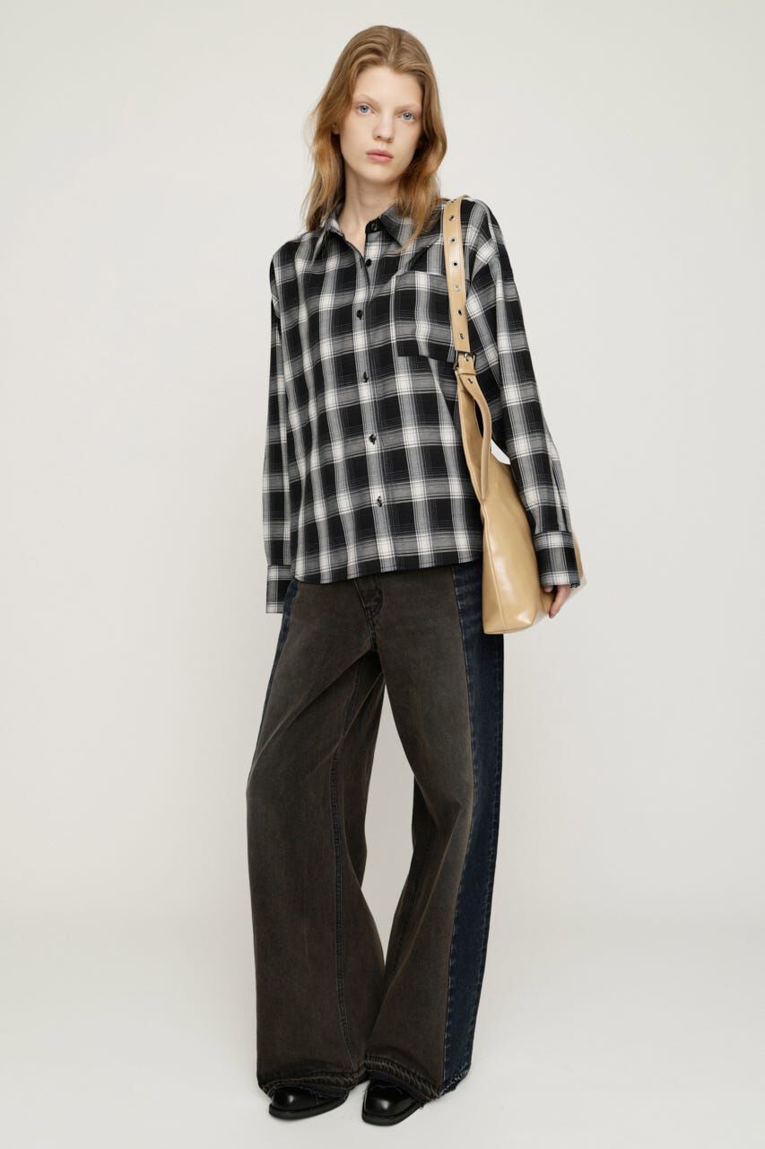 SLY「LOOSE CHECK シャツ」|シャツ・ブラウス|