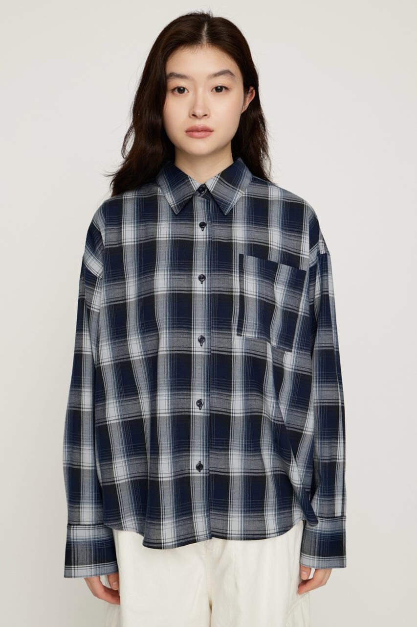 SLY「LOOSE CHECK シャツ」|シャツ・ブラウス|