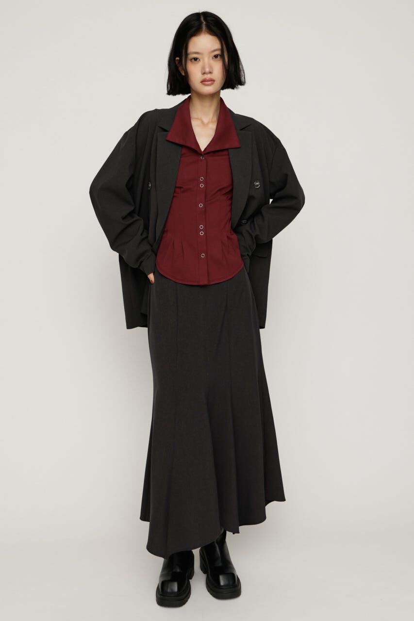 SLY「SKINNY MERMAID HEM ロングスカート」|スカート|