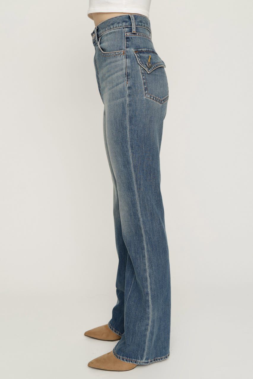 SLY「C／P FLAP DESIGN FLARE パンツ」|デニム|