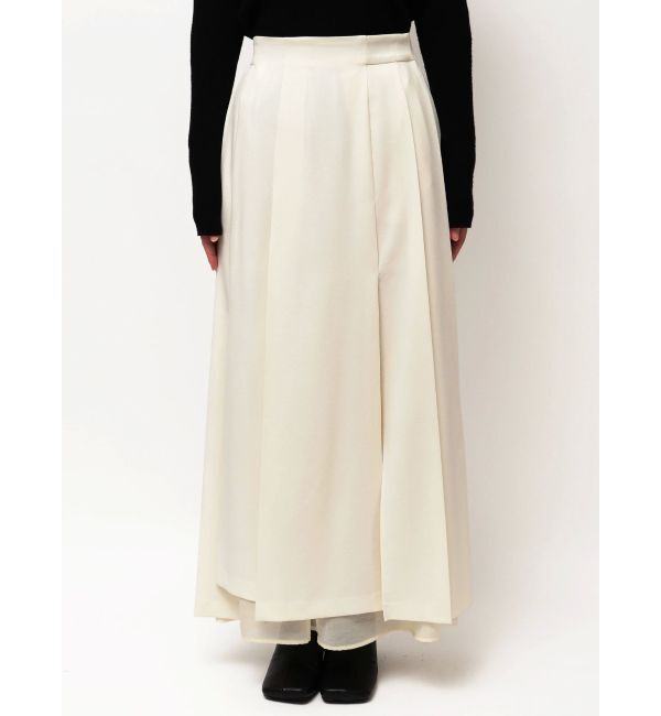 ELENDEEK「SLIT PLEATS SK」|スカート|