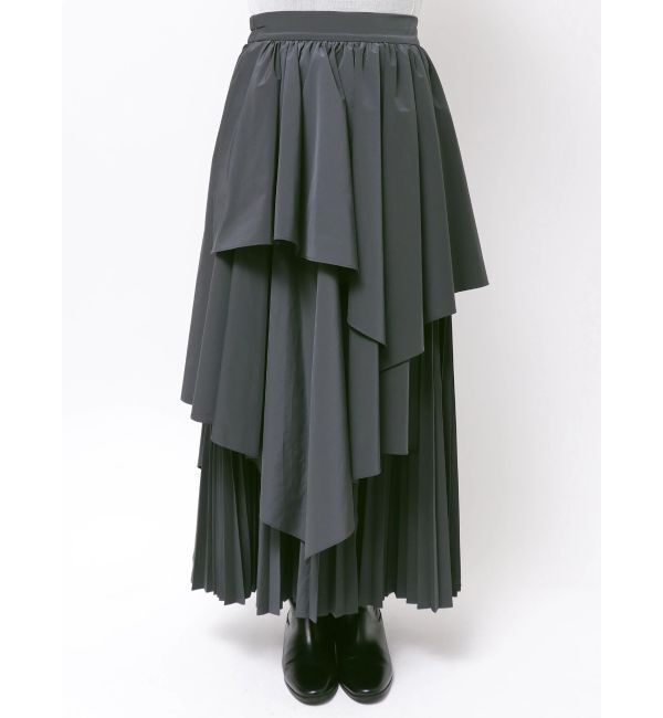 ELENDEEK「ASYMMETRY PLEATS SK」|スカート|