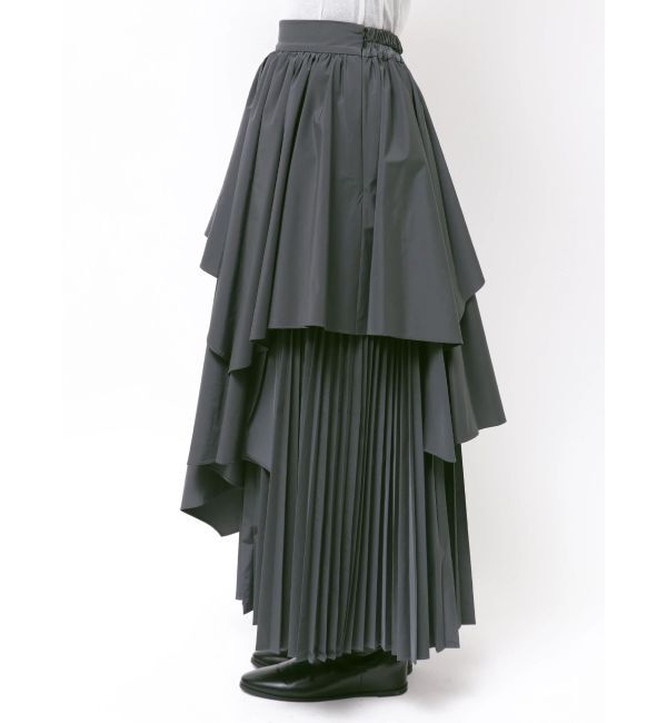 ELENDEEK「ASYMMETRY PLEATS SK」|スカート|