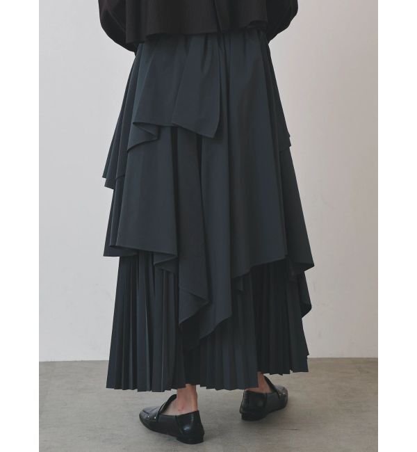 ELENDEEK「ASYMMETRY PLEATS SK」|スカート|
