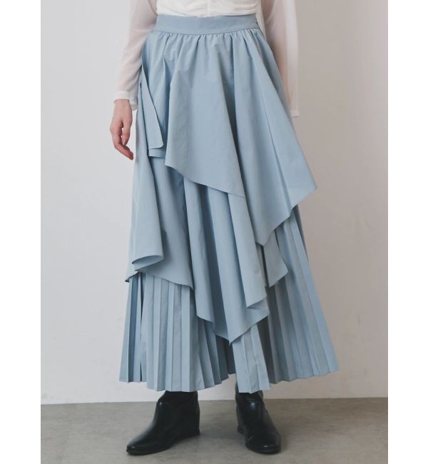 ELENDEEK「ASYMMETRY PLEATS SK」|スカート|