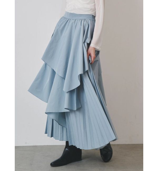 ELENDEEK「ASYMMETRY PLEATS SK」|スカート|
