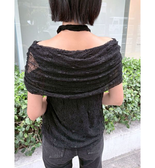 LAGUNAMOON「レースオフショルトップス」|Tシャツ・カットソー|