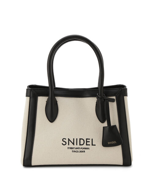 SNIDEL「キャンバスロゴバッグ」|ハンドバッグ|