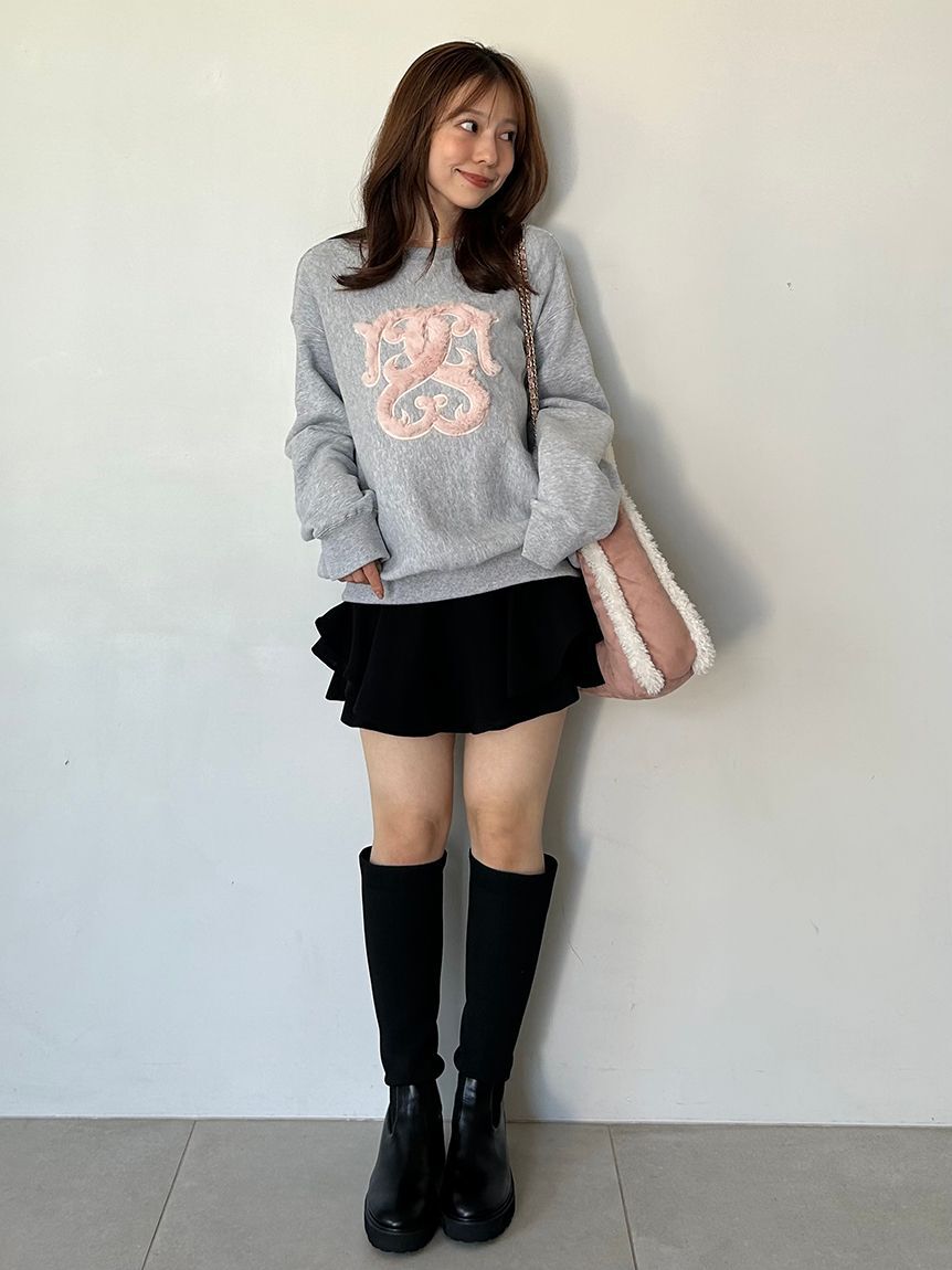 SNIDEL「レイヤードフリルミニスカショーパン【SWFP255106追加生産分】」|その他|